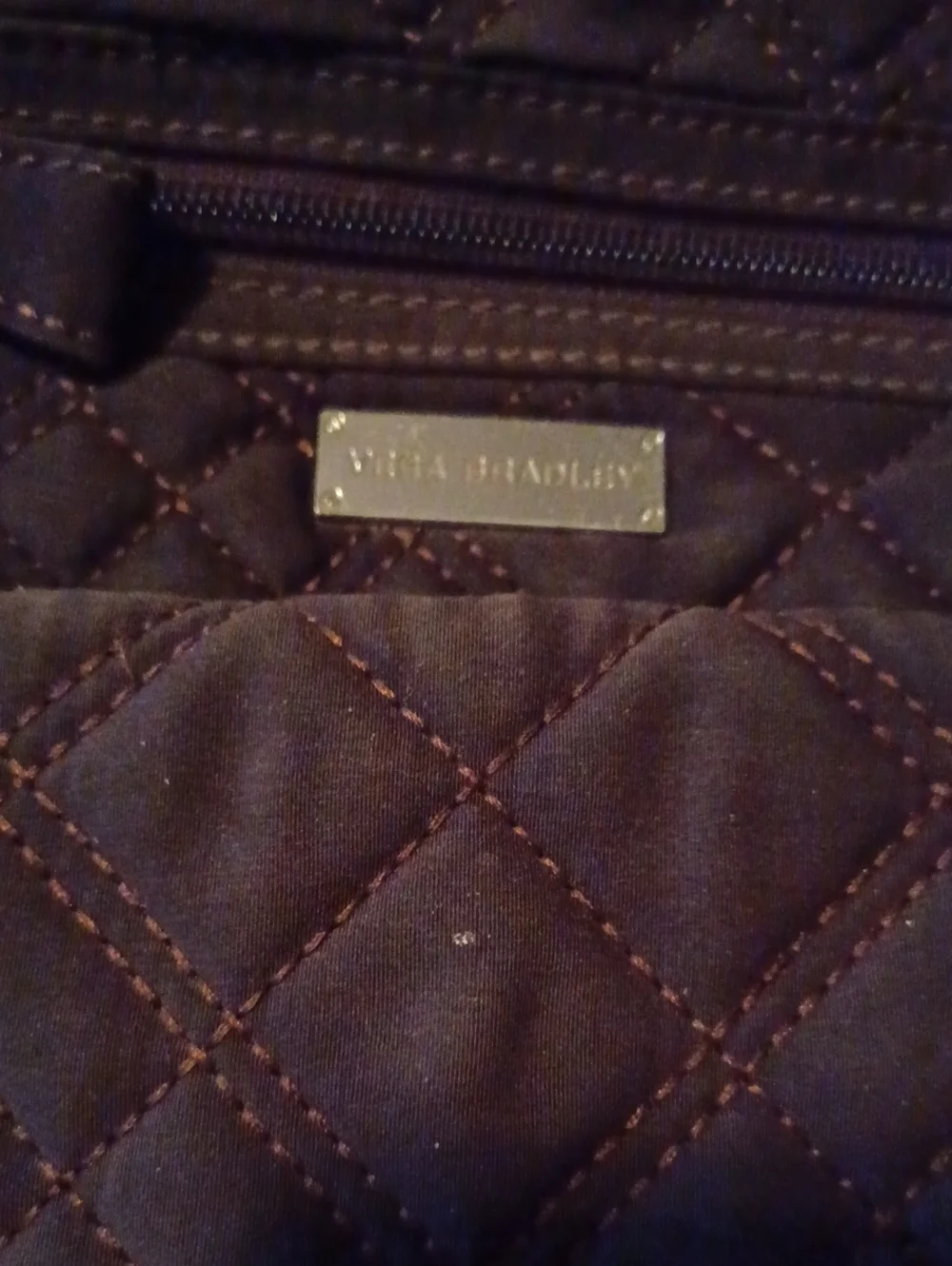 > Vera Bradley Quilted Men's Backpack in Dark Brown